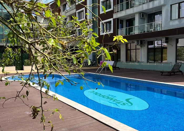 Apartamento Stamopolulux директен изглед към морето Primorsko