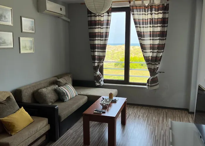 Stamopolulux директен изглед към морето Apartamento Primorsko