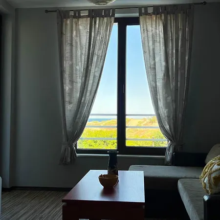 Apartmán Stamopolulux директен изглед към морето Primorsko